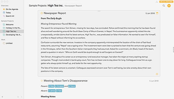 Обзор планировщика дел Agenda для iPhone и Mac. Горячо рекомендую