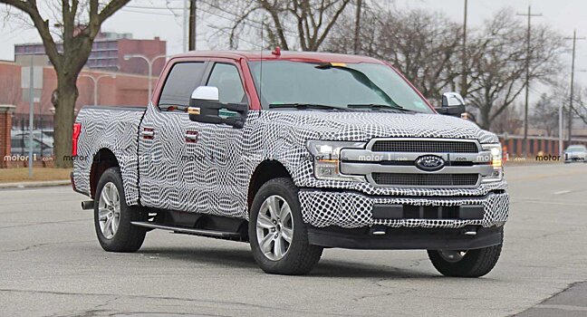 Шпионские фотографии Ford F-150 EV позволяют оценить двигатель и подвеску