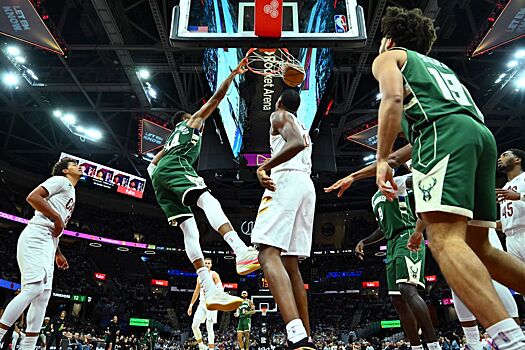 40 очков Янниса Адетокунбо не спасли «Милуоки» от поражения в матче с «Кливлендом»