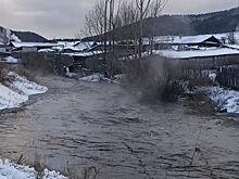 В Бурятии прорвало дамбу