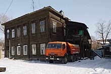 В Иркутске на улице Горького начали восстанавливать старинный особняк 19 века