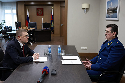 Замгенпрокурора РФ Зайцев встретился с губернатором Текслером