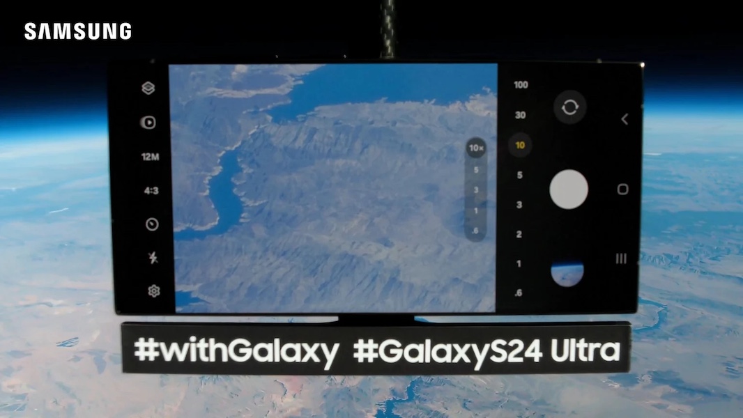 Смартфон Samsung отправили в стратосферу ради красивых фотографий Земли