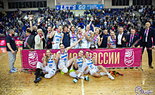 Баскетболистки курского «Динамо» впервые стали чемпионками России