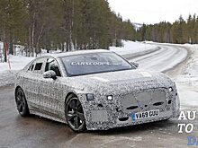 Электрический Jaguar XJ заметили на испытаниях