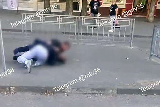 В Воронеже на видео попала жесткая драка водителя автобуса с пассажиром