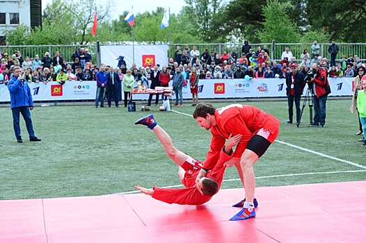 Спортсмены «Самбо-70» стали участниками акции Первого канала «Стань первым!»
