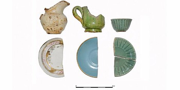 Археологи нашли детскую посуду конца XIX века