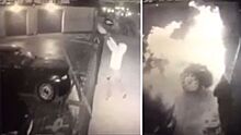 Видео: в Калининграде неизвестный поджог Rolls-Royce