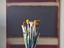 В школе на Ходынке открылась выставка работ заслуженного художника РФ