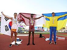 Украинец Проценко завоевал бронзу ЧМ в прыжках в высоту. Чемпионом стал катарец Баршим