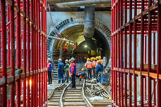 В столице завершили проходку двух тоннелей метро