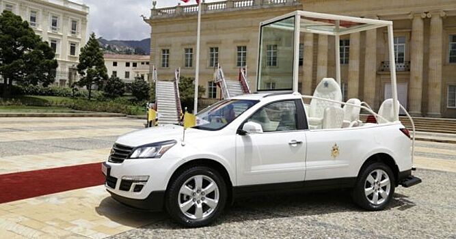 Папе Римскому подготовили специальный Chevrolet Traverse