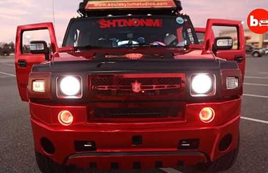 Сумасшедший Hummer H2 на 86 динамиков можно услышать за 5 километров