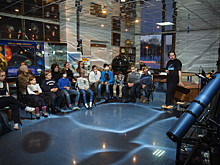 В Планетарии Московского дворца пионеров прошла лекция на тему новейших астрономический открытий