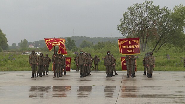 Репетиция парада Победы в Калининградской области прошла в новом формате