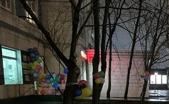 Дворовую территорию очистили от мусора