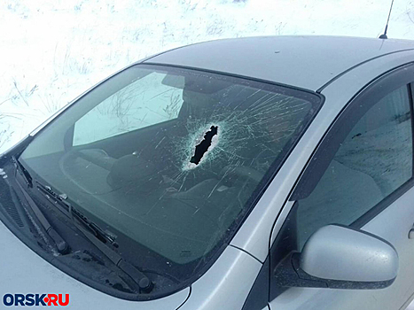 На трассе в Новоорском районе влетевший в стекло камень убил водителя