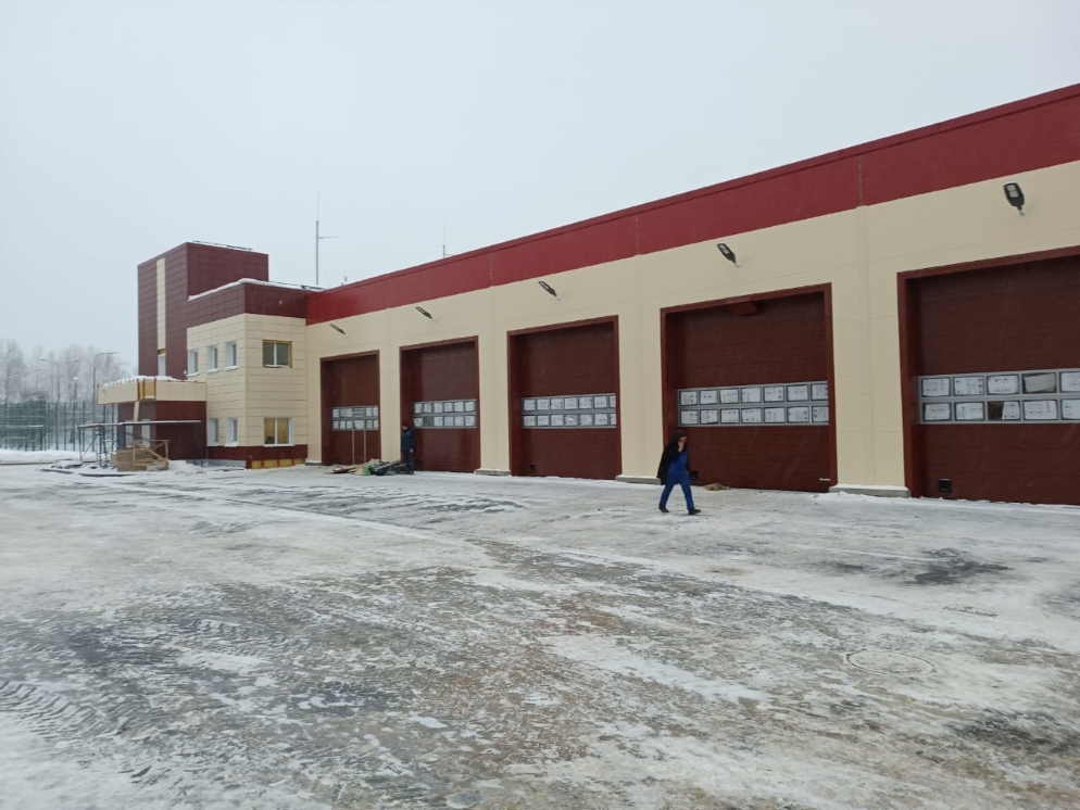 В Красном Селе завершается строительство пожарного депо