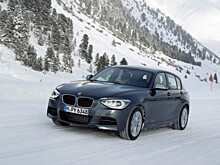 BMW M135i с двигателем M3 едет по автобану