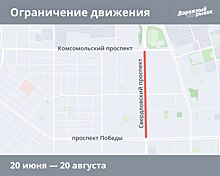 В Челябинске начинают ремонт Свердловского проспекта, движение ограничат