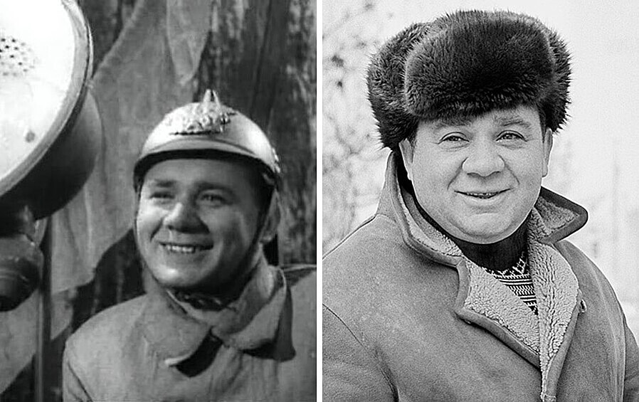 Евгений Леонов снимался в кино с 1948 года. Первая его роль — дворник в ленте «Карандаш на льду». Годом позже последовал фильм «Счастливый рейс», в котором актер исполнил роль пожарного.