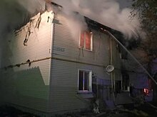 В Татарстане, в поселке Васильево, произошел пожар в многоквартирном доме