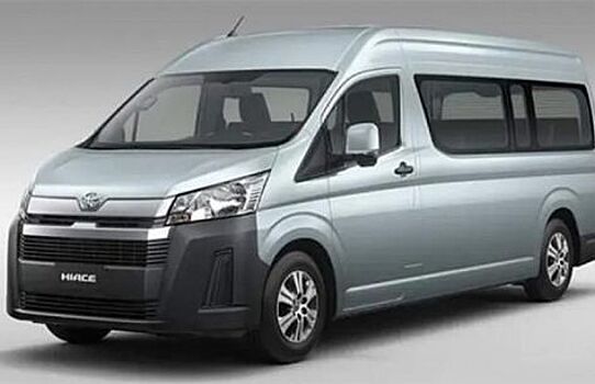 В сети рассекретили новый вариант микроавтобуса Toyota HiAce