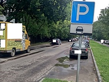 Бункер для твёрдых бытовых отходов убрали с парковки
