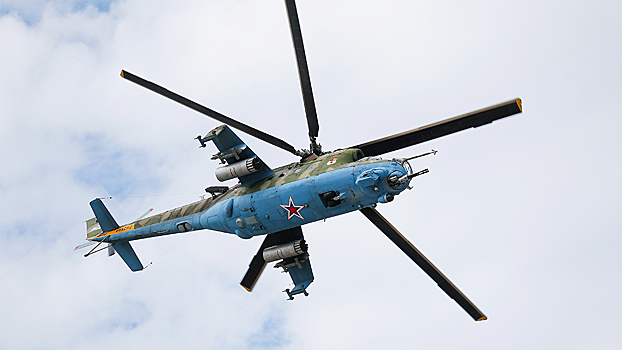 В Крыму разбился вертолет Ми-24
