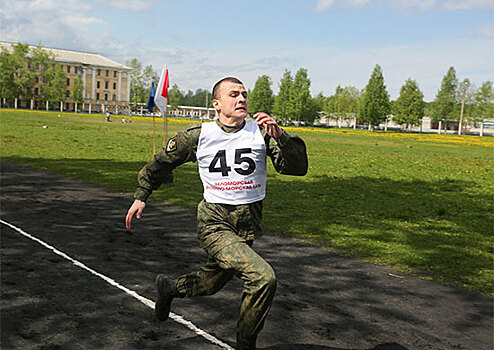 В Беломорской ВМБ Северного флота прошёл чемпионат по бегу