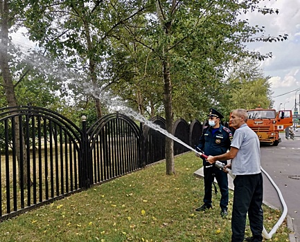 Профилактические мероприятия в парке 850-летия Москвы