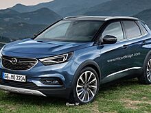 В сети представили новые тизерные изображения кроссовера от Opel