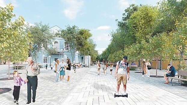 Благоустройство Театральной может завершиться ко Дню города-2023