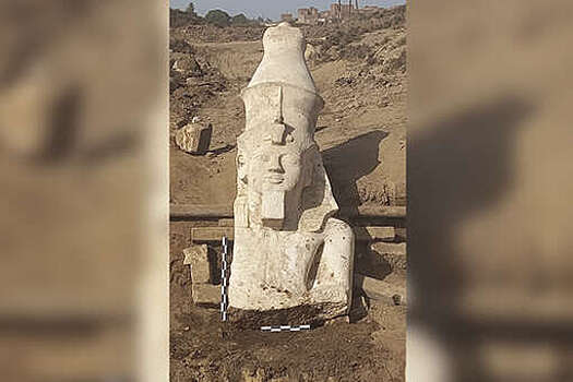 MOTA: в Египте спустя почти столетие удалось собрать статую Рамсеса II