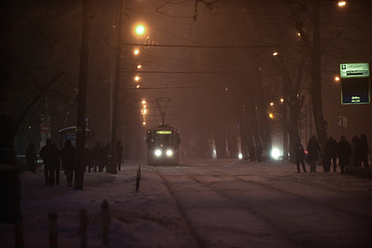 В переулке в центре Москвы реорганизуют движение, чтобы трамваи не задерживались в пути