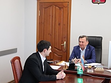 Глава района встретился с выселковским финалистом конкурса «Лидеры Кубани»