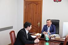 Глава района встретился с выселковским финалистом конкурса «Лидеры Кубани»