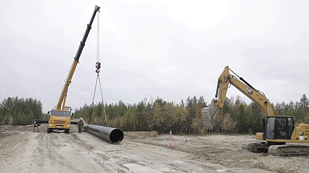 В Тарко-Сале готовятся к укладке водопропускных труб в зонах подтопления