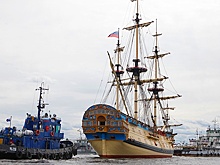 Корабль «Полтава» прибыл в Кронштадт для подготовки к военно-морскому параду