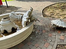 Под Волгоградом юные вандалы повредили фонтан