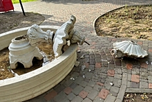 Под Волгоградом юные вандалы повредили фонтан