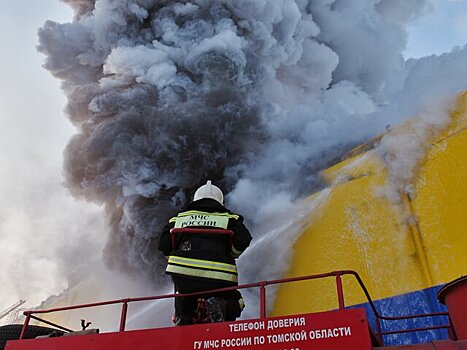 В Томске загорелся ещё один гипермаркет «Лента»