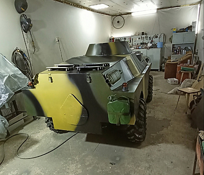 Житель Златоуста создал бронированную разведмашину