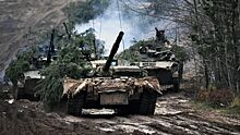 Танкисты показали уничтожение огневой точки ВСУ из Т-80БВМ