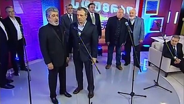 Душевное пение грузинских врачей