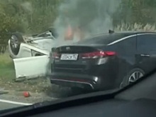 Опубликовано видео с места ДТП в округе Кулебак, в котором погиб нижегородец