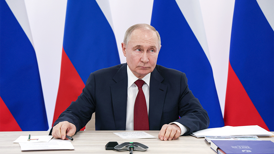 Путин впервые приехал в Курскую область после полного освобождения региона