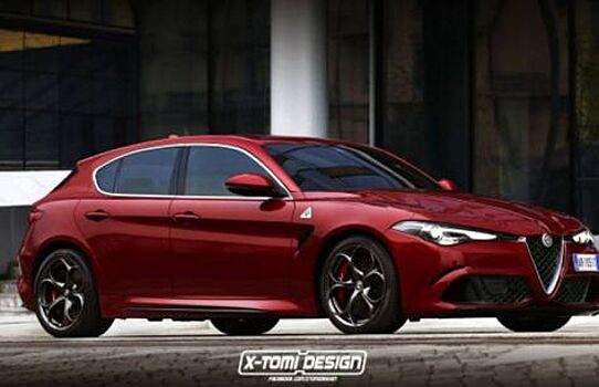 Появились первые рендеры компакт-хэтча Alfa Romeo Giulietta