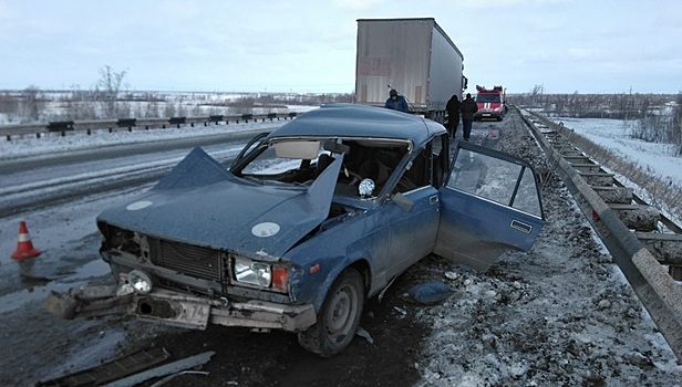 Появились кадры страшной аварии, унесшей две жизни под Челябинском